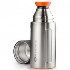 GSI Outdoors Glacier Stainless Vacuum Bottle Silver 