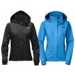 The North Face W Resolve Jacket - tnf black (fekete) / clear lake blue/patriot blue (világoskék)